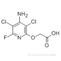 Asetik asit, 2 - [(4-amino-3,5-dikloro-6-floro-2-piridinil) oksi] - CAS 69377-81-7